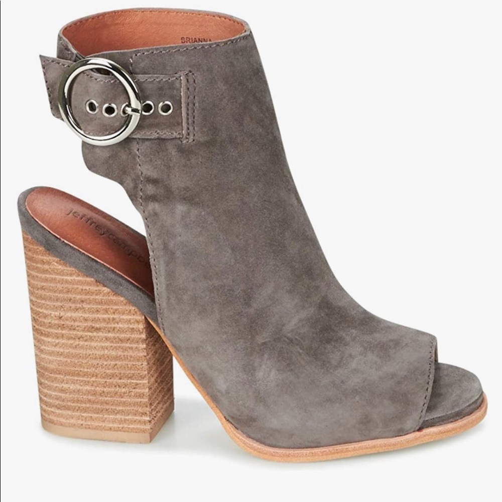 Jeffrey Campbell “Brianna” open-toe stacked heel
